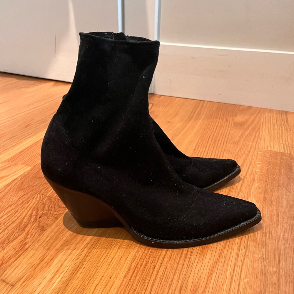Jeffrey Campbell cowboy boots 7.5 similar to vetements